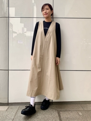 ウォーターリパレントVネックワンピース