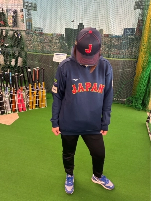 侍ジャパン　オーセンティック ストレッチスウェットフーディー　Lサイズ 袋付き オーセンティック ストレッチスウェットパーカー - 侍ジャパン